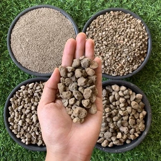 หินภูเขาไฟ 500กรัม 000,00,01,02,1-2 วัสดุปลูกผสมดิน เพิ่มความโปร่งให้ดิน หินภูเขาไฟ พัมมิส