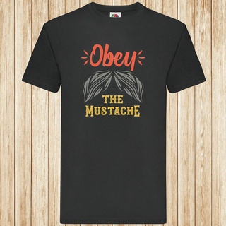 เสื้อยืด พิมพ์ลาย Obey The Mustache 2022 แฟชั่นยอดนิยม สําหรับผู้ชายS-5XL