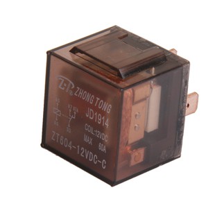 รีเลย์ Dc 12v 60a 60 Amp Spdt 5 พิน สําหรับรถยนต์ แบบออโต้ รถบรรทุก