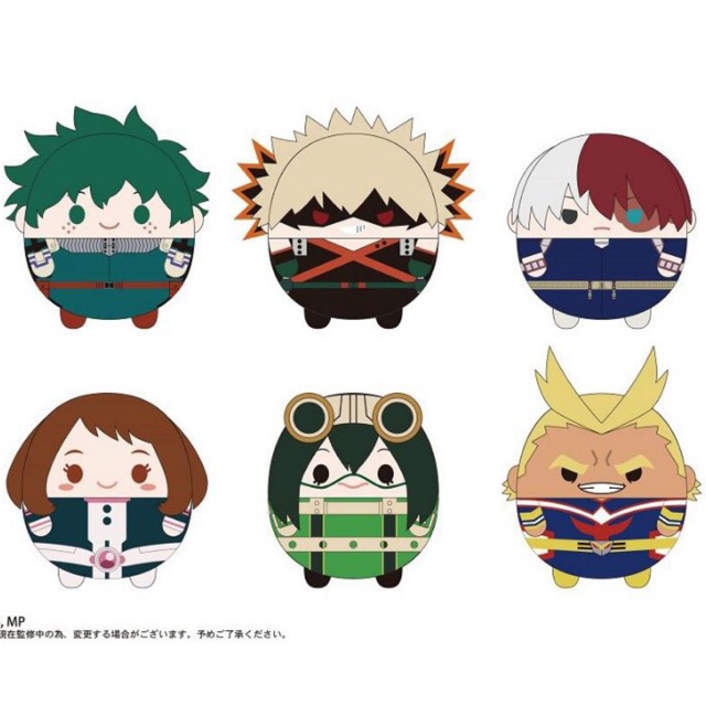 📍พร้อมส่ง Fuwa kororin my hero academia  mha มายฮีโร่  คัตจัง โทโดโรกิ มิโดริยะ mochi โมจิ ฟุวะ