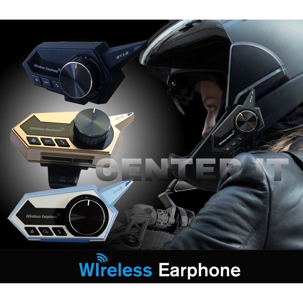 HELMETบลูทูธ หมวกกันน็อค Bluetooth5.0+EDR BT18บลูทู ธ หูฟังไมโครโฟนหมวกกันน็อคจักรยานหูฟังแฮนด์ฟรีลำโพงโทรควบคุม BT18