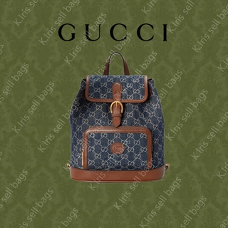 Gucci /GG / กระเป๋าเป้สะพายหลัง Double G ที่เชื่อมต่อกัน