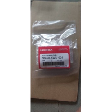 หัวฉีดน้ำมันเชื้อเพลิง HONDA PCX125 ปี 2009 แท้เบิกศูนย์ รหัส 16450-KWN-901