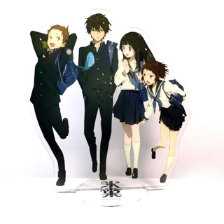 Hyouka Oreki Hotaro Chitanda Eru Fukube Satoshi Ibara Mayaka โมเดลตุ๊กตาอะครีลิคสําหรับตั้งโต๊ะ