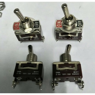 สวิทช์โยค ขาขันน็อต 2ขา on-off/3ขา on-on Screw Clamp Toggle Switch ขายชิ้นละ25บ.