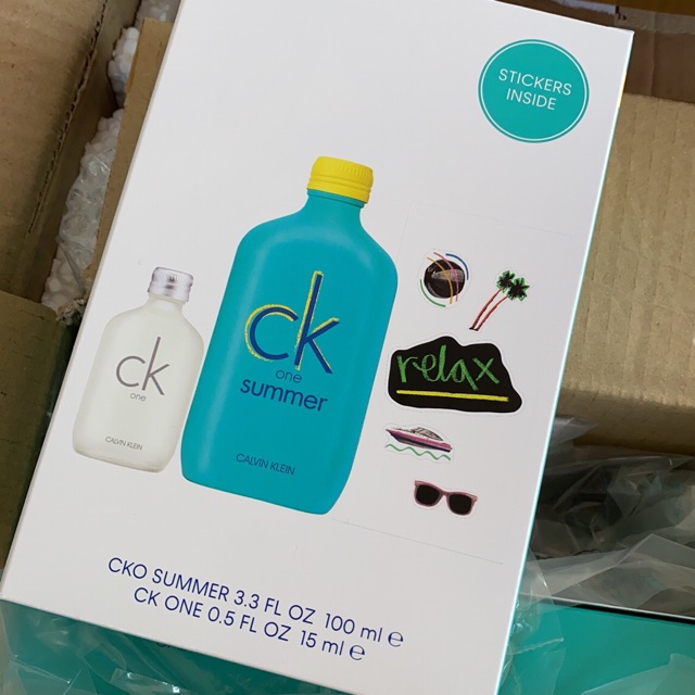 Ck One Summer Set 2020 EDT 100 ml. + Ck One 15 ml. - maew2tua - ThaiPick