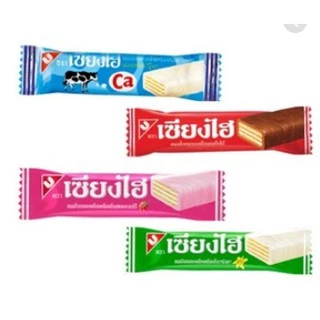 เซียงไฮ้ เวเฟอร์เคลือบครีม x แพค12ชิ้น (มีหลายรสชาติให้เลือก)
