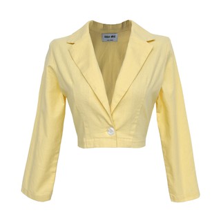 CALLA CREATIV Karem Blazer - Yellow เสื้อคลุมบลาเซอร์ สีเหลือง (Calla Iris)