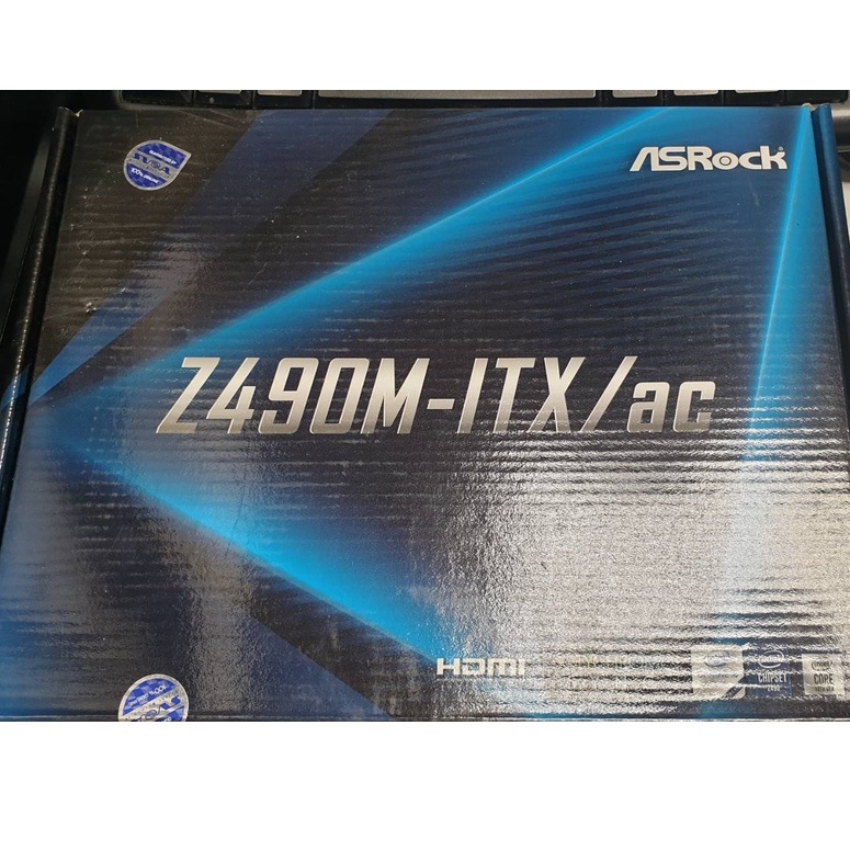 MAINBOARD (เมนบอร์ด) 1200 ASROCK Z490M-ITX/AC มือสองประกันเหลือ