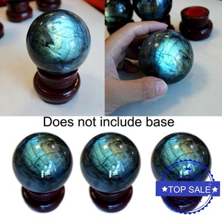 Labradorite ลูกบอลคริสตัลควอตซ์ธรรมชาติ สําหรับทําสมาธิ