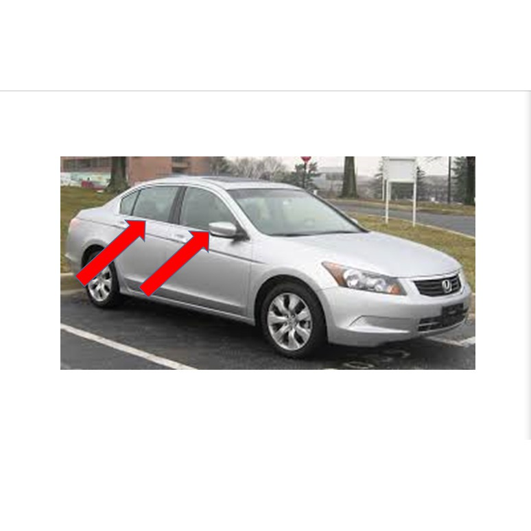 คิ้วรีดน้ำขอบกระจก for Honda Accord G8 ปี 2008-2012 คิ้วรีดน้ำ ยางรีดน้ำ คิ้วรีดน้ำขอบกระจก (เทียบแท