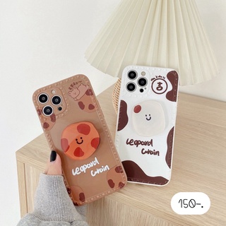 เคสแถมGriptok เคสแถมที่ติด 🍪ลายคุกกี้ขาว+holder/ลายคุกกี้น้ำตาล+holder