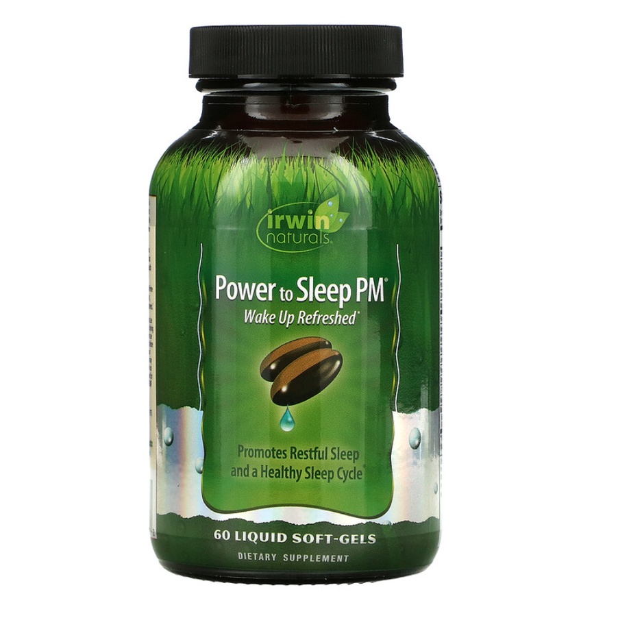 Irwin Naturals, Power to Sleep PM, 60 Liquid Soft-Gels