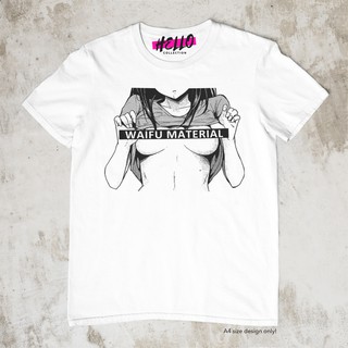 Hentai Lewd - Waifu Material ver1 Anime Shirt เสื้อยืด