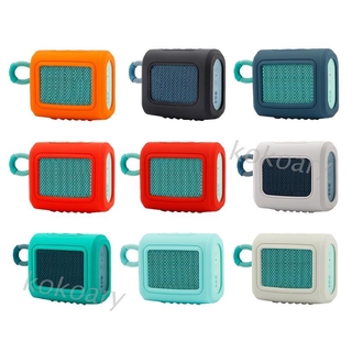 KOK Durable Silicone Case Protective Cover Speaker Case for-JBL GO 3 GO3 Speaker