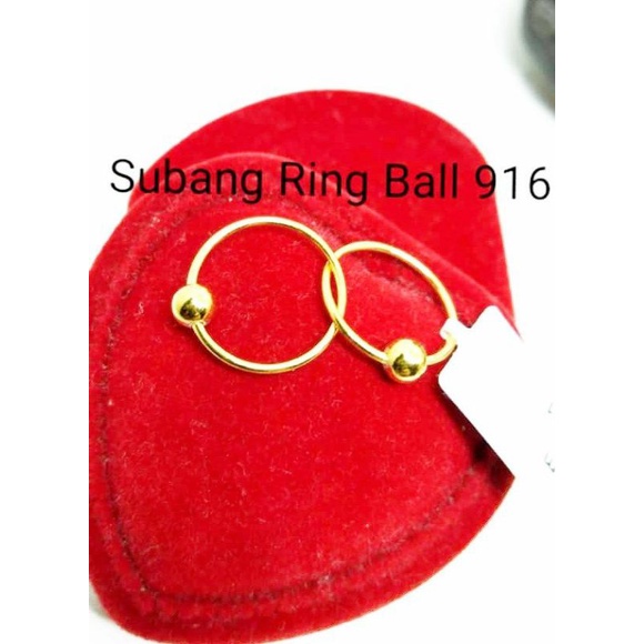แหวนใต้ท้อง Emas 916 tulen