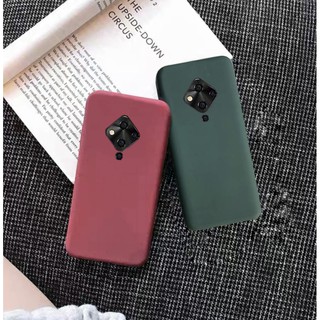 เคส TPU นิ่ม ผิวด้าน สีพื้น แบบบาง สำหรับ Vivo Y55 Y53 Y69 Y66 Y75 Y71 Y85 Y95 V11i S1 Pro V19 Y17 Y11