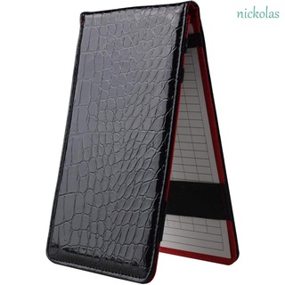 NICKOLAS Golf Accessories Golf Score Card Holder for Men Women Yardage Book Golf Score Wallet Golf Entertainment For Golfer Training Notebook PU Leather Golf Gift Golf Pocketbook/Multicolor