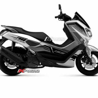สติกเกอร์ตัด YAMAHA NMAX n max 2018 Black oracal germany