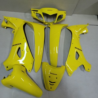 ครึ่งคันหน้า wave125r กุญแจนิราภัย สีเหลือง