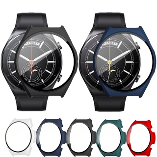 สําหรับ Xiaomi Watch S1 PC เคสป้องกันเต็มหน้าจอ กระจกนิรภัย ป้องกันหน้าจอ เคสป้องกัน