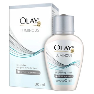 Olay Luminous Intensive Brightening Lotion SPF15 โอเลย์ ลูมินัส อินเทนซีฟ ไบร์ทเทนนิ่ง โลชั่นบำรุงผิวหน้าผสมกันแดด 30 มล