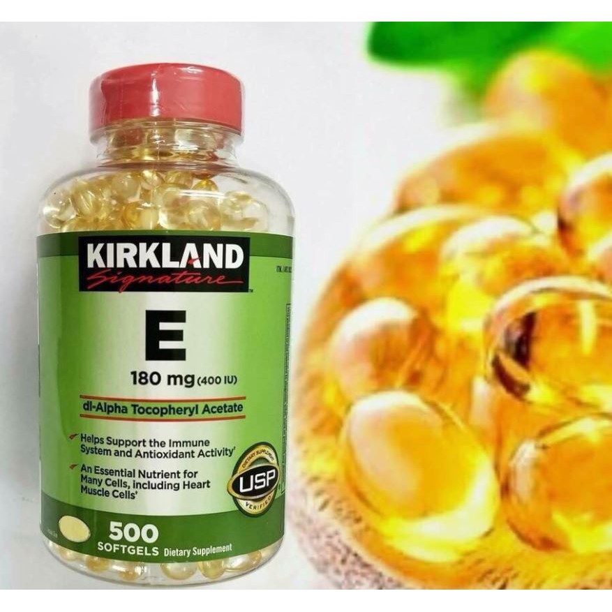 Kirkland Signature Vitamin E 400 I.U (500Softgels)