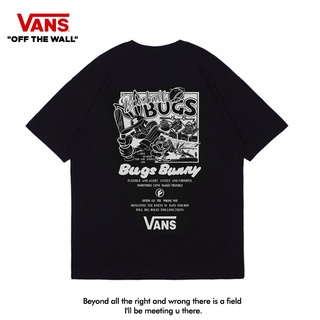 Vans เสื้อยืดลําลอง ผ้าฝ้าย แขนสั้น คอกลม พิมพ์ลาย ทรงหลวม ระบายอากาศ เหมาะกับการเล่นกีฬา แฟชั่นฤดูร้อน สําหรับผู้ชาย แล