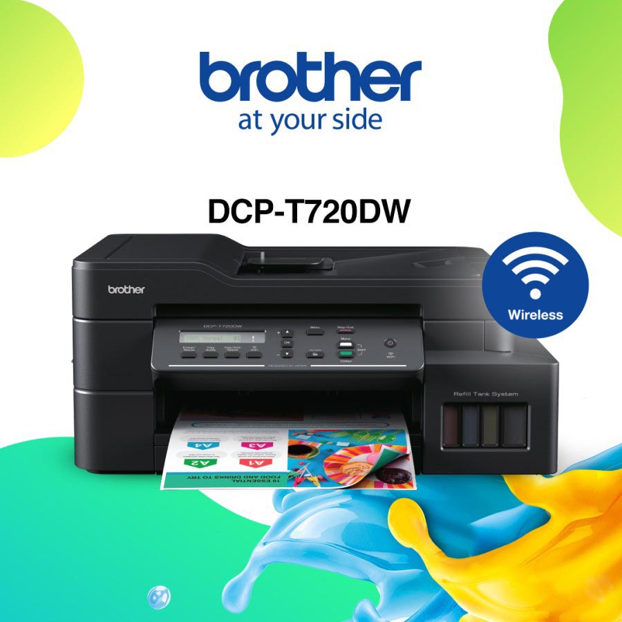 เครื่องปริ้น Brother DCP-T720DW Printer (Print/Scan/Copy/Wifi/ADF)