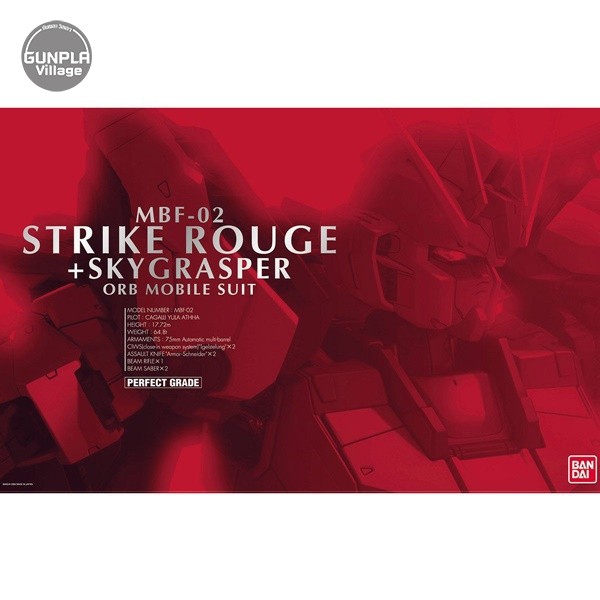 Bandai PG Strike Rouge + Skygrasper 4573102642349 (Plastic Model)