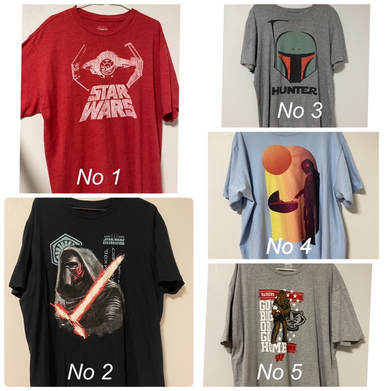 เสื้อยืดวินเทจ Star wars ลิขสิทธิ์แท้