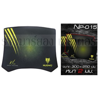 MOUSE PAD (เม้าส์แพด) NUBWO GAMING [NP015] (RED)