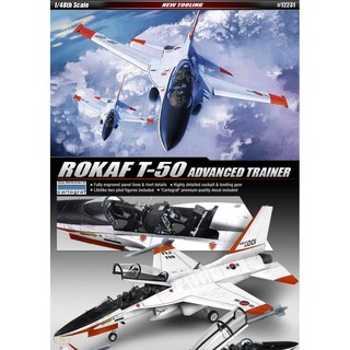 โมเดลประกอบ Academy Model 1/48 AC12231 ROKAF T-50 ADVANCED TRAINER