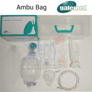 ชุดช่วยหายใจแบบมือบีบ Ambu bag ยี่ห้อ Galemed