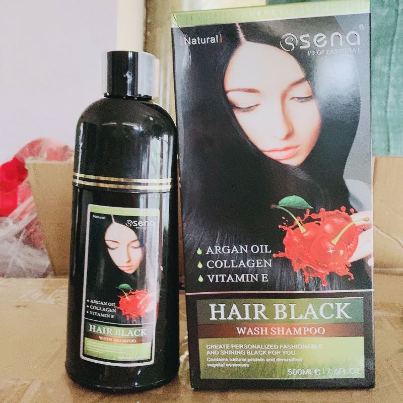 Holy Silver Black Hair Shampoo Without Dye - แชมพูผมดํา