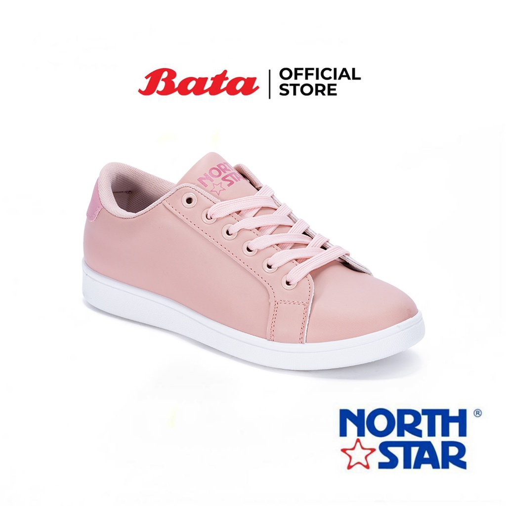 Bata บาจา ยี่ห้อ North Star รองเท้าสนีกเกอร์ รองเท้าผ้าใบ Playful Sneakers สำหรับผู้หญิง รุ่น Carl สีชมพู 5315019