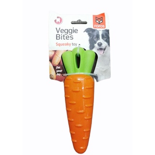 Fofos​ veggie Bites​ squeaky toy​(DCF18212)​ ของเล่นสุนัข ของเล่น สัตว์เลี้ยง​ มีเสียง​รูแแครอท