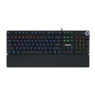 คีย์บอร์ดเกมมิ่ง Philips SPK8605 Black Wired Mechanical Gaming Keyboard (รับประกันสินค้า 2 ปี)