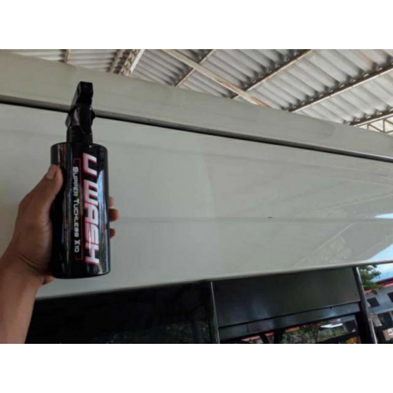 U WASH 2 ขวด แถมผ้าไมโครไฟเบอร์ 1 ผืน (เจ้าเก่าของแท้100%) น้ำยาระเบิดขี้ไคล 🔥 ได้ราคาซื้อ 1 ขวด  แถม 1 ขวด ไปเล้ยยย - รูปที่ 2