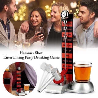 สินค้าพร้อมส่ง เกมค้อนทุบกินเหล้า เกมวงเหล้า  Hammer Shot Drinking Game