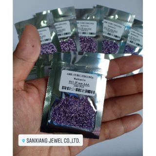 เเพ็ค 1000 เม็ด ขนาด 1.25 มิล
🌟AMETHYST CZ /เพชรรัสเซียสีม่วงอะเมทิส เจียเหลี่ยมก้นเพชร เกรดพลอยคุณภาพ