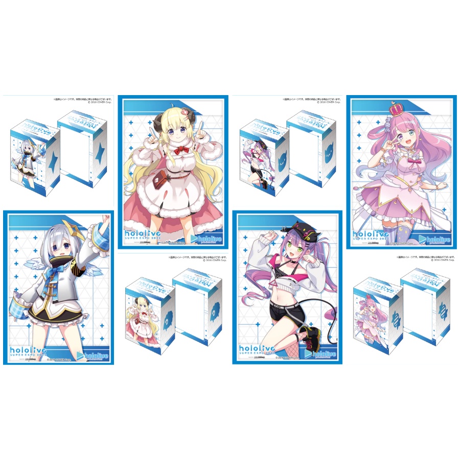 Bushiroad Sleeve &amp; Deck Holder Hololive Production Gen 4 : Amane Kanata, Tsunomaki Watame, Tokoyami Towa, Himemori Luna