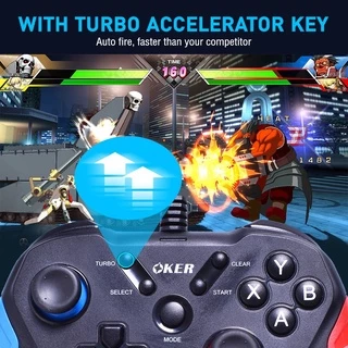 🚀ส่งเร็ว🚀 OKER U-308 GAMEPAD CONTROLLER จอยสติ๊ก OKER Joy Stick Analog จอยเกมส์ For PC & Xbox360 Xinput GAMING