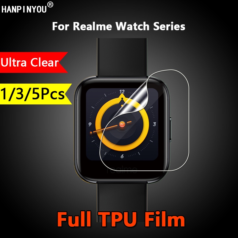 สําหรับRealmeนาฬิกา3 2 Watch3 Pro SmartWatch Ultra Thin Clear Slim Soft TPU Hydrogelฟิล์มป้องกันหน้า