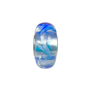 Moress Marble Glass Bead Blue