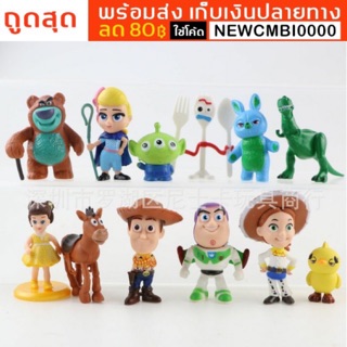 พร้อมส่งในไทย Toystory🐷มาแล้วงานใหม่ โมเดลทอยสตอรี่เซ็ท 12 ตัว ขนาด 4.5 ซม.  Toystory