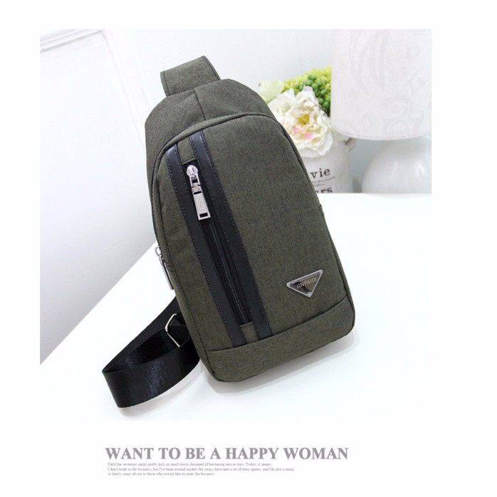 กระเป๋าผู้ชาย Trend Bag Messenger Bag Casual Canvas