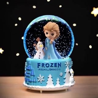 กล่องเพลง กล่องดนตรี เอลซ่า โอลาฟ โฟรเซ่น elsa olaf frozen หิมะ snow