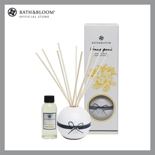 [BBFS005] BATH &amp; BLOOM Frangipani Diffuser 100ml Set บาธ แอนด์ บลูม ชุดไม้หอมอโรม่าปรับอากาศกลิ่นลีลาวดี 100 มล.+ก้านไม้