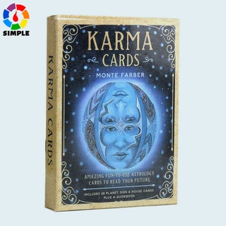 36 Sheets English Version Karma Cards Monte Faber